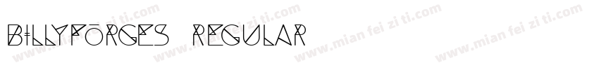 Billyforges Regular字体转换